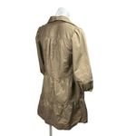 Gap  NWT $80 Khaki Tiered Puff Sleeve Button Front Mini Babydoll Shirt Dress XSP Photo 7