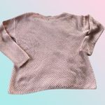 LORD & TAYLOR light pink patterned knit boatneck sweater in size Small. EUC Photo 4