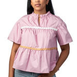 CROSBY by Mollie Burch CROSBY Ellis Mulberry Top Photo 0