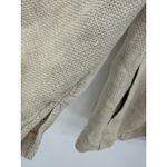 Eileen Fisher  Tan Linen Open Front Cardigan Jacket Textured Women Medium Petite Photo 4