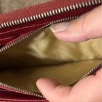 BVLGARI  long zip wallet maroon Photo 11