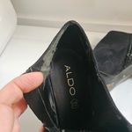 ALDO Black Suede 4" Heel Ankle Boots Sz 9 Photo 6