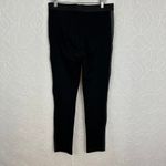 BCBG MaxAzira Bayle Pants Womens Medium Black Faux Leather Accents Photo 1