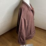 Athleta  Sweatshirt Womens 3X Brown Altitude Polartec Half Zip Athleisure Lined Photo 9