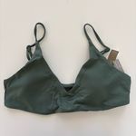 J.Crew NWT  Lana Bikini Top Classic Sculpt Simply Sage Green Photo 2