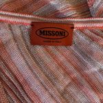 Missoni  Coral and Cream Knit Poncho One size Photo 3