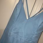 Faviana  Blue Ruffle Skirt Gown Size 16 US $328 Photo 4