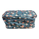 NWOT Alena Culian Waterproof Underwear Travel Bag and Bra Organizer Polka Dot Blue Photo 2