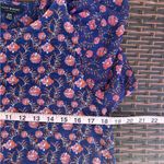 Lucky Brand  Dark Blue Floral Top Photo 7