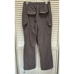 D/SET Active Cargo Pants Elastic/Tie Waist Size XL Pockets Lined Cord Hem Heavy Gray Photo 2