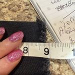 Dr Denim Black Highway Stitch Wide Leg Shorts Size 28 Photo 6