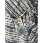 St. Tropez West Sleeveless Sun Dress 100% Linen Size 2 White Red Blue Striped Photo 5