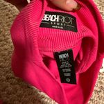 Beach Riot NWT  Ayla Leggings Pocket Hot Pink Ribbed High-Rise Yoga- Size XS Photo 2