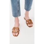 Veronica Beard  Via Slides in Honey Cognac 6.5 Womens Sandals Photo 15