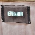 Reformation  Silk Velvet Chrissy Mini Dress in Pink Size M Photo 11