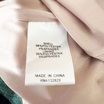 Lovers And Friends Ramona Ruched V Neck Jade Green Metallic Holographic Dress S Photo 2