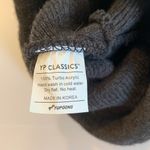 Dark Gray Knit Beanie Winter Hat with House Logo Men’s or Women’s Photo 3