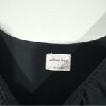 Wilfred Free Ruched Bust Black Dress Photo 3