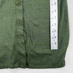 Wilfred Aritzia  Free Button Front Long Sleeve Bodycon‎ Midi Dress Olive Green S Photo 2