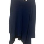 LOGO By Lori Goldstein LOGO Lori Goldstein Women's Size Medium Blue Tiered Tunic Sweater Photo 0