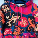 Farm Rio Printed Hooded Sweatshirt, Size S Photo 7