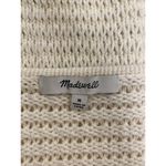 Madewell Breezeway Pullover Sweater Oversized V-Neck Open Stitch Long Sleeve Med Photo 2