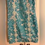 Lilly Pulitzer  She's A Fox print dress sz 2 Style 72866 Blue Photo 4