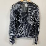 All Saints Women’s Fara Stretto Top Sheer Blouse w/ Tank Black & White Sz 0 NWT Photo 8