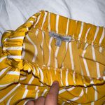Charlotte Russe Striped Skort Mustard Yellow Photo 3