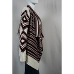 Black Swan Knit Tribal Fringe Boho Cardigan Sweater Size Small Photo 2
