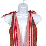 Free People Maritzah Jumpsuit Romper Pink Purple Multicolor Size 6 Photo 2