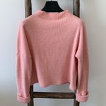 H&M Ribbed Pink Cropped Turtleneck Sweater / Size XS Photo 6