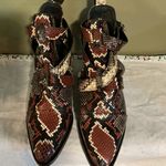 All Saints Darcey Snakeskin Ankle Bootie Size EU 37 Photo 3