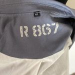 R 868 European Moto utility jacket blazer gray L/XL grunge boho punk like new Photo 8