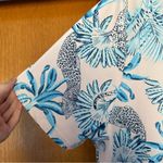 Echo Sleepwear Leopard Tropical Short Sleeve Button Down Pajama Top Size XL Photo 1