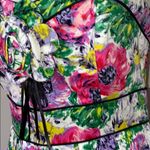 London Times  pleated floral strapless bow on front Photo 5