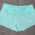 Lululemon Teal Speed Shorts Photo 0