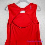 Hutch  Anthropologie Bow Back Tomato‎ Red Dress, XXL Photo 8