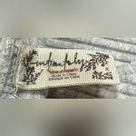 Free People New  Intimately Eyes For U Halter Bodysuit Gray Green Scarf‎ Tie Med Photo 6