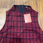 Dance & Marvel NWT red and black plaid sleeveless dress size S Photo 1