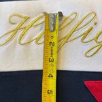 Tommy Hilfiger colorblock polo shirt navy red white women's medium Photo 3