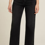 Reformation  Cary Wide Leg Jeans Women’s 28 Faded Black High Rise Slouchy Chic Photo 0