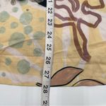 Soft Surroundings Vigne Tropical Yellow Black Shell Tunic Blouse Pearl Sz Small Photo 9