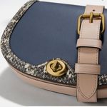 Coach Authentic 1941 turnlock refined calf/genuine snakeskin Flap crosb/Beltbag Photo 13