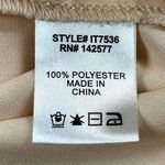 Iris  Cream Sleeveless Lace Up Tank Top Medium Photo 7