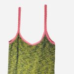 Free People  Women's Green and Pink Dress size Lg. Photo 2