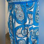 NWOT Alemais Blue and White Paisley Maxi Dress Size 6 Photo 10