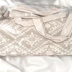 Summer & Rose SUMMER ROSE BEIGE CANVAS TOTE BAG Photo 9