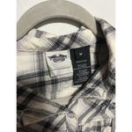 Harley Davidson  Size Medium Plaid Button Down Photo 3
