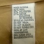 Peter Nygard Vintage Long Wool Tweed Embroidered Floral Coat 20W Quiet Luxury Prep Phoebe Photo 7